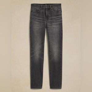 Banana Republic High Rise Slim Ankle Jeans Washed Black